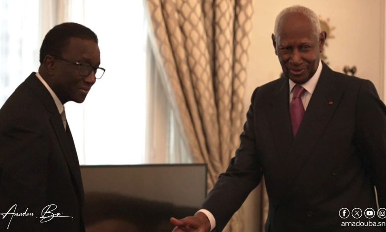 Amadou Ba chez le président Abdou Diouf