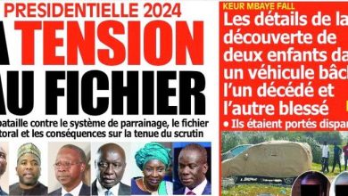 La revue de presse sénégalaise du mardi 9 janvier 2024