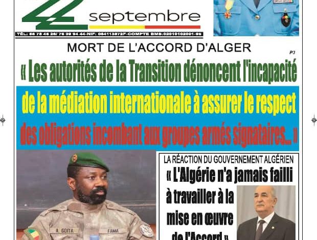La revue de presse malienne du lundi 29 janvier 2024