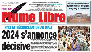 La revue de presse malienne du vendredi 05 janvier 2024