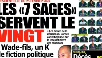 La revue de presse sénégalaise du lundi 22 janvier 2024