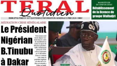 La revue de presse sénégalaise du lundi 12 février 2024