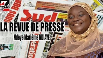 Ndèye Marième Ndiaye revue de presse en wolof sur Sud Fm