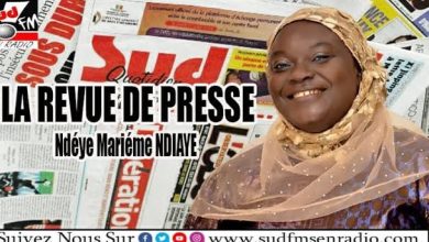Ndèye Marième Ndiaye revue de presse en wolof SUD FM