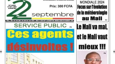 La revue de presse malienne du samedi 23 mars 2024