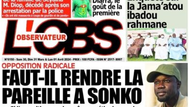 Revue de presse sénégalaise du samedi 30 mars 2024