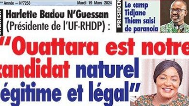 La revue de presse ivoirienne du mardi 19 mars 2024