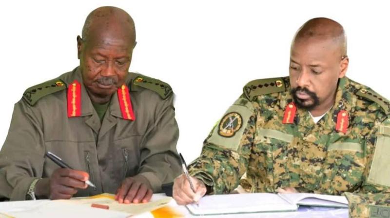 Yuweri Museveni et son fils nouveau patron de l'armée