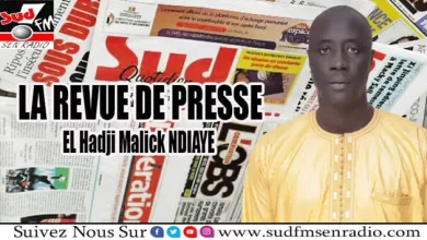 El Hadj Malick Ndiaye revue de presse SUD FM