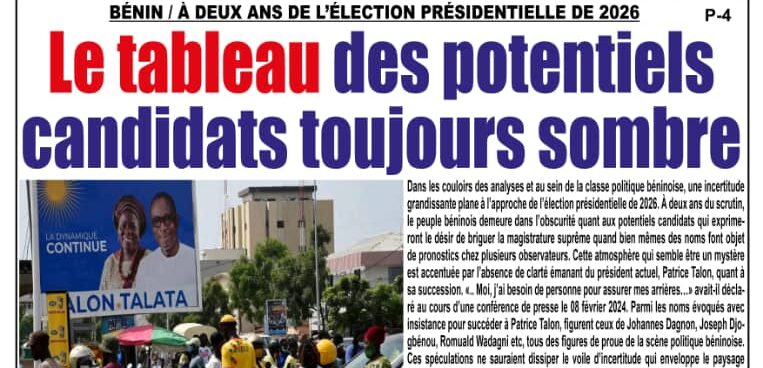 Bénin : la revue de presse du mercredi 24 avril 2024