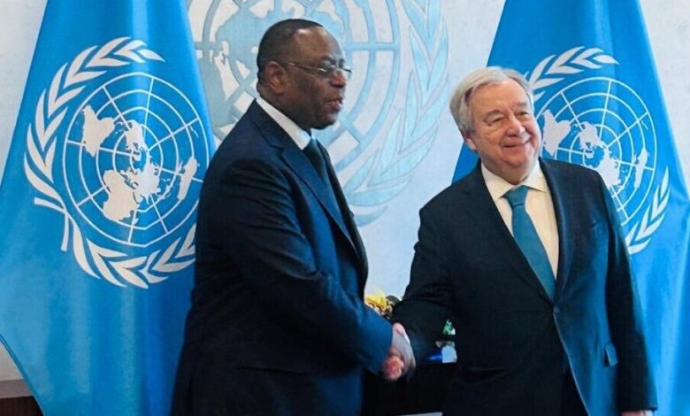 ONU : Macky Sall présente sa nouvelle mission au SG, Antonio Guterres