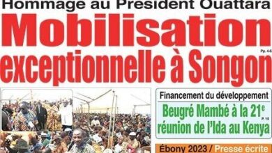 Revue de presse ivoirienne du lundi 29 avril 2024