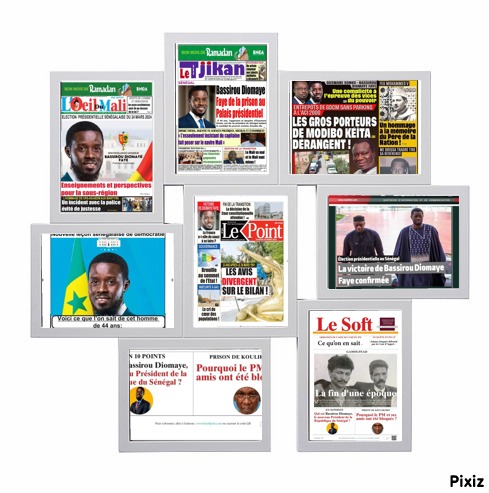 Bassirou Diomaye Faye dans la presse de Côte d'Ivoire
