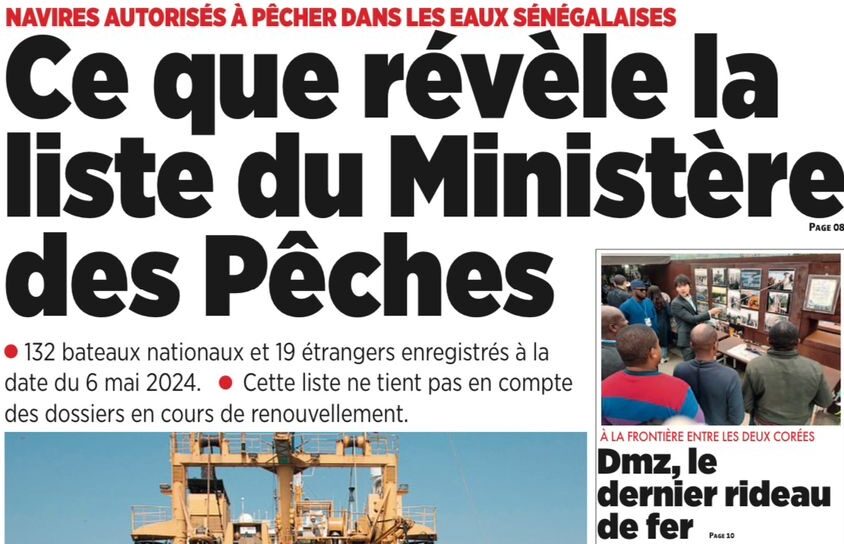 Revue de presse sénégalaise du mardi 07 mai 2024