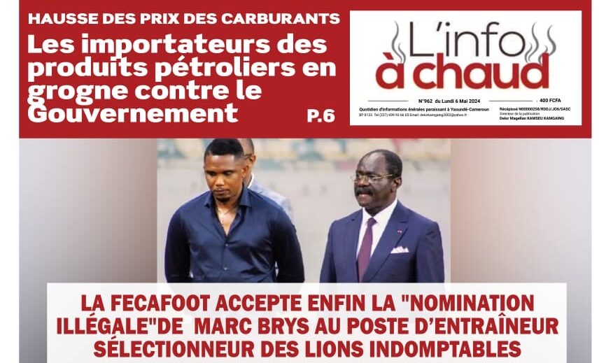 Cameroun : la revue de presse du lundi 6 mai 2024