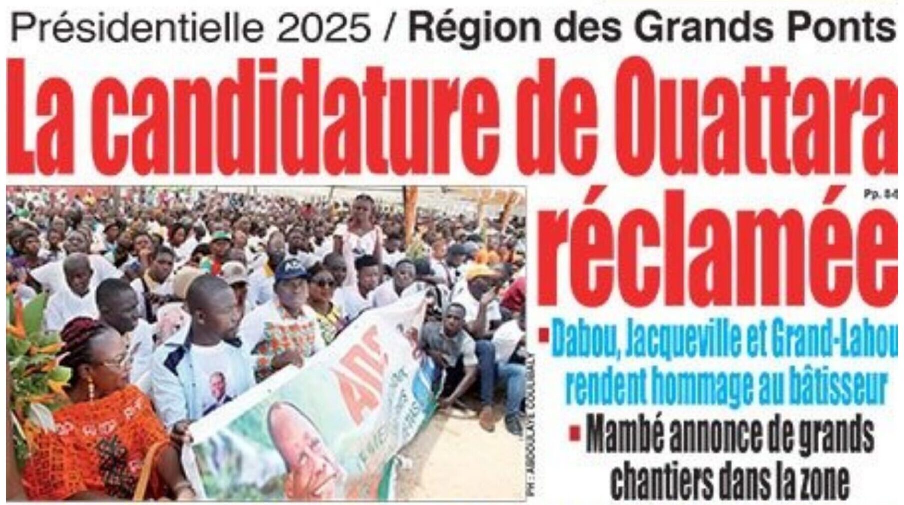 Revue de presse ivoirienne du lundi 13 mai 2024