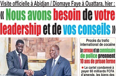 Revue de presse ivoirienne du mercredi 08 mai 2024