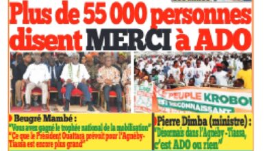 Revue de presse ivoirienne du lundi 06 mai 2024