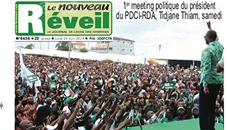 Revue de presse ivoirienne du lundi 24 juin 2024