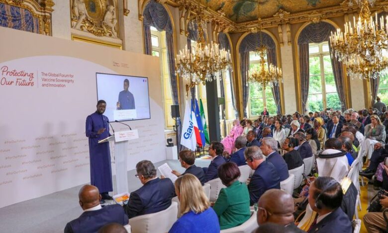Bassirou Diomaye Faye liste les performances vaccinales du Sénégal, à Paris
