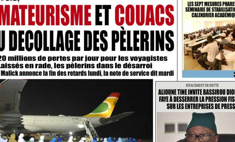 La revue de presse sénégalaise du lundi 03 juin 2024