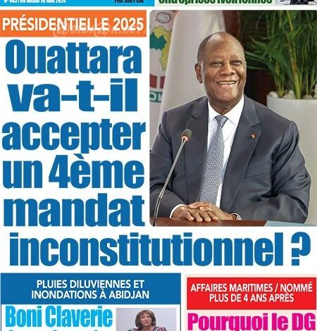 Revue de presse ivoirienne du mardi 18 juin 2024