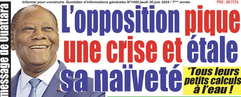 Revue de presse ivoirienne du jeudi 20 juin 2024