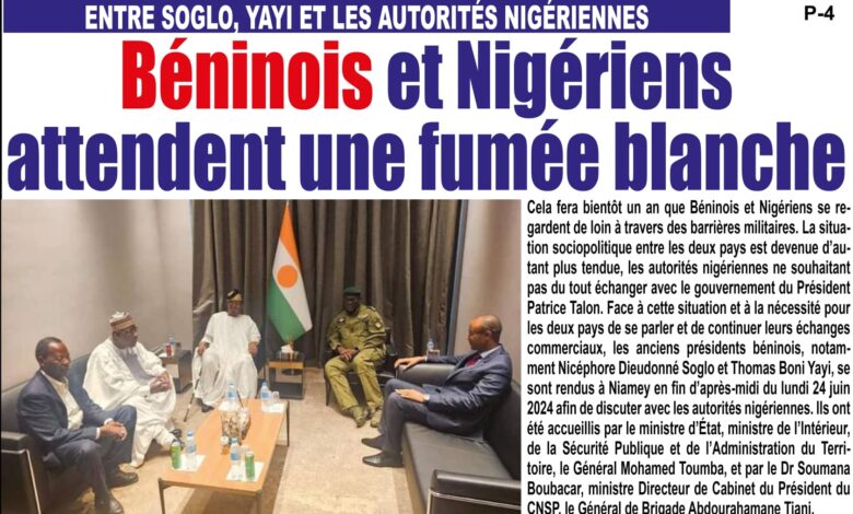 Bénin : la revue de presse du mardi 25 juin 2024