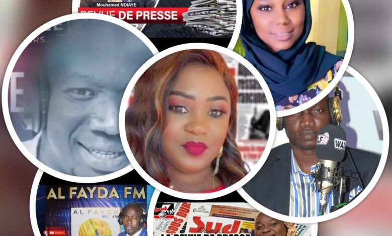 Revue de presse en wolof sur les radios sénégalaises : SUD FM, RFM, REWMI FM, IRADIO, AL FAYDA, ZIK FM et 2ATV