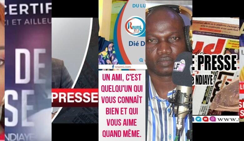 Revue de presse en wolof sur les radios sénégalaises : SUD FM, RFM, REWMI FM, IRADIO, AL FAYDA, ZIK FM et 2ATV