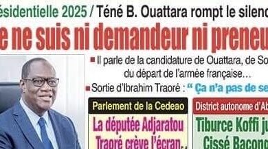 Photos. La revue de presse ivoirienne du lundi 22 juillet 2024