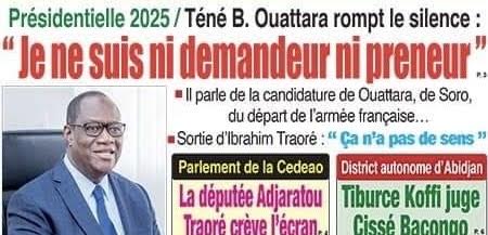 Photos. La revue de presse ivoirienne du lundi 22 juillet 2024