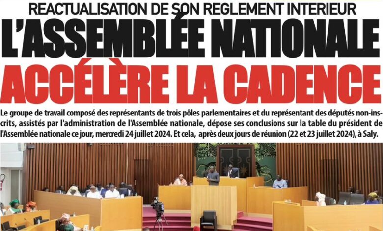 Revue de presse sénégalaise du mercredi 24 juillet 2024