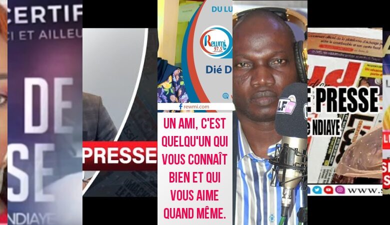 Revue de presse en wolof des radios