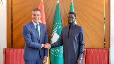 Pedro Sanchez et le Président Bassirou Diomaye Faye