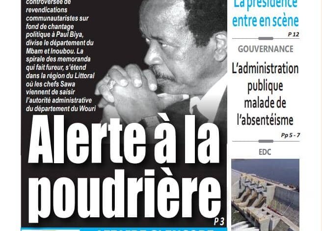 Revue de presse camerounaise du lundi 5 août 2024