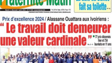 Revue de presse ivoirienne du mardi 06 août 2024