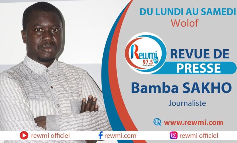 Revue de presse en wolof avec REWMI FM