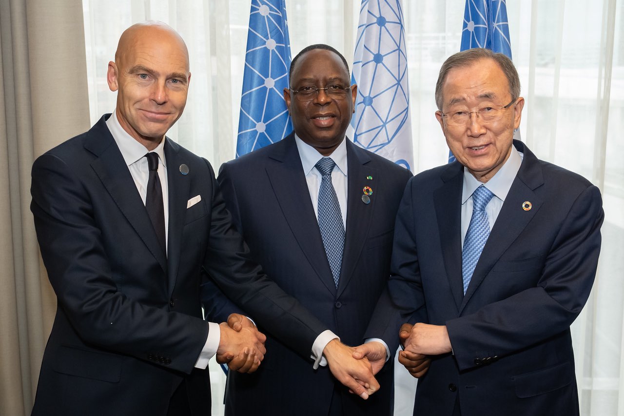 Macky Sall avec Ban Ki Moon