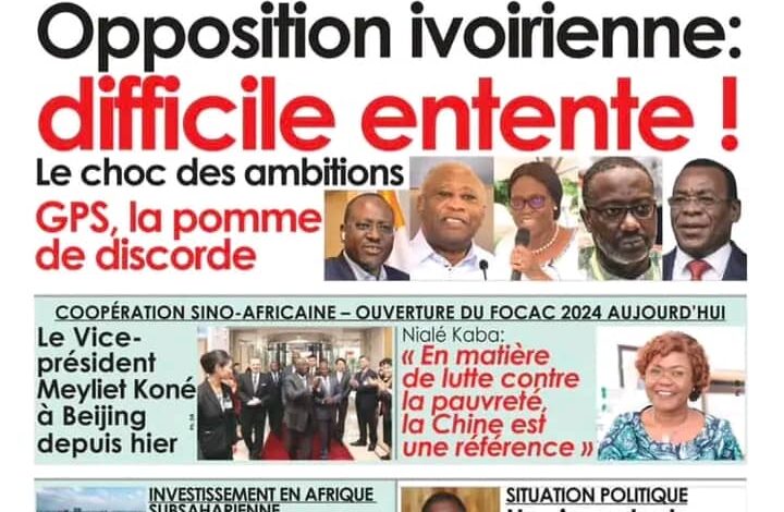 Revue de presse ivoirienne du mercredi 04 septembre