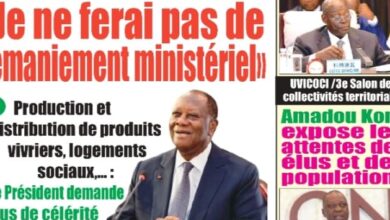 Revue de presse ivoirienne du vendredi 06 septembre