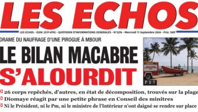 Revue de presse sénégalaise du mercredi 11 septembre