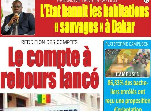 Revue de presse sénégalaise du samedi 21 septembre 2024