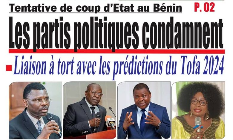 Bénin : la revue de presse du vendredi 27 septembre 2024