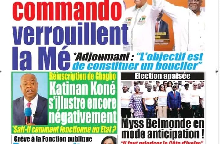 La revue de presse de Côte d’Ivoire du mardi 15 octobre 2024