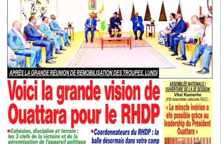 Revue de presse ivoirienne du mercredi 02 octobre 2024