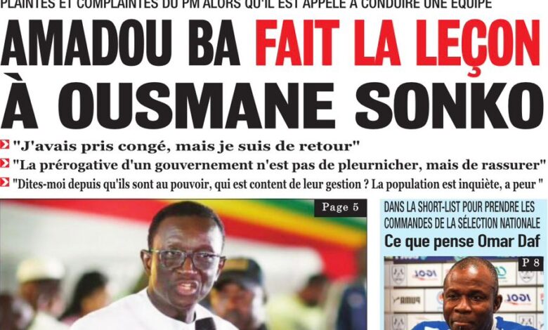 La revue de presse sénégalaise du vendredi 18 octobre 2024