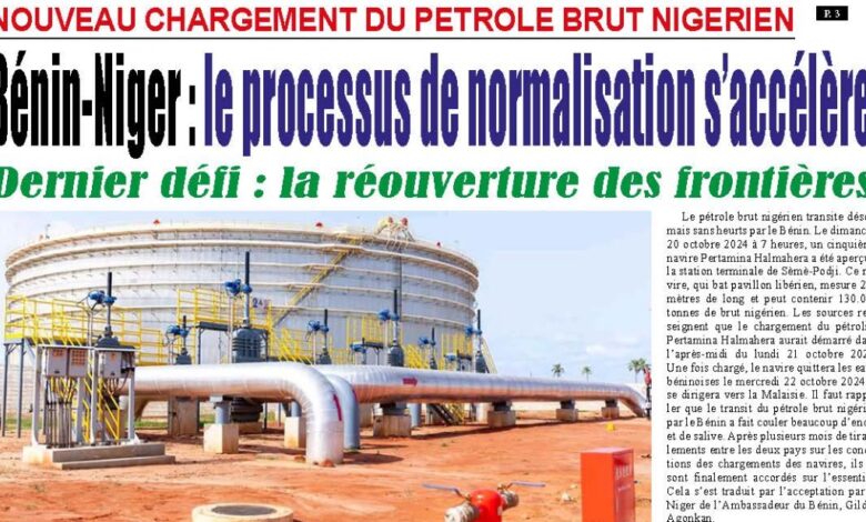 La revue de presse du Bénin du mardi 22 octobre 2024