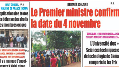 La revue de presse du Mali du mercredi 30 octobre 2024