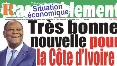 La revue de presse de Côte d’Ivoire du lundi 21 octobre 2024